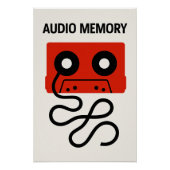 AUDIO MEMORY - Geluidsgeheugen Perfect Poster (Voorkant)