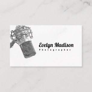 audio-microfoon yu7677 visitekaartje