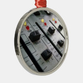 Audio Mixer Metalen Ornament (Rechts)