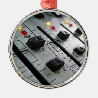 Audio Mixer Metalen Ornament