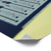 audio mixing console - sound board poster (Hoek)