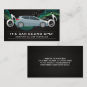 Audio | Muzieknoten Visitekaartje (Voorkant / Achterkant)