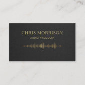 Audio Producent Visitekaartje (Voorkant)