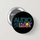 Audio Riot Band Logo Circle Pin Ronde Button 5,7 Cm (Voorkant /achterkant)