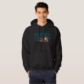 Audio Riot Black Hoodie w/ Color Logo (Voorkant volledig)