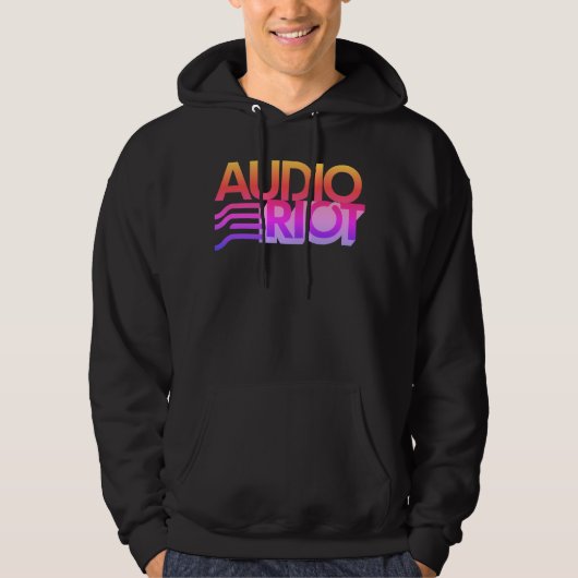 Audio Riot Otto Riot Logo Zwart Sweatshirt (Voorkant)