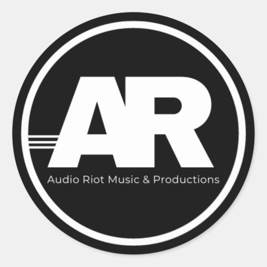 Audio Riot sticker (Voorkant)