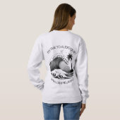 Audio Riot Tijd voor Audio Stille Sweatshirt Vrouw (Achterkant volledig)