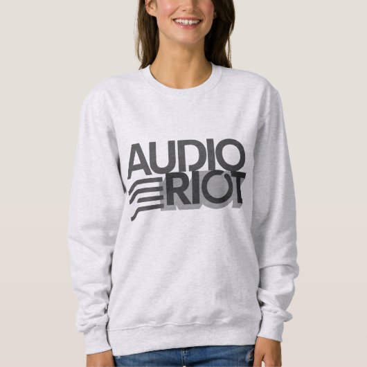 Audio Riot Tijd voor Audio Stille Sweatshirt Vrouw (Voorkant)