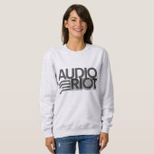 Audio Riot Tijd voor Audio Stille Sweatshirt Vrouw (Voorkant volledig)