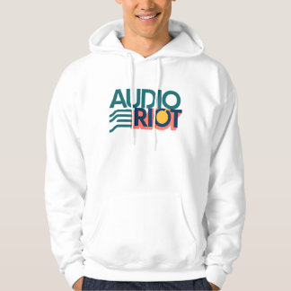 Audio Riot White Band Logo Hoodie
