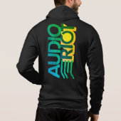 Audio Riot Zip Hoodie Summer Logo (Mannen) (Achterkant)
