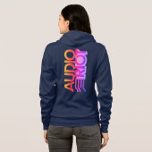 Audio Riot Zip Hoodie Summer Logo (Vrouw) (Achterkant volledig)