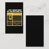 Audio Sound Engineer - Music DJ Platenspeler Visitekaartje (Voorkant / Achterkant)