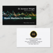 Audio Sound Engineer voor elektrisch geluid Visitekaartje (Voorkant / Achterkant)