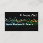 Audio Sound Engineer voor elektrisch geluid Visitekaartje (Voorkant)