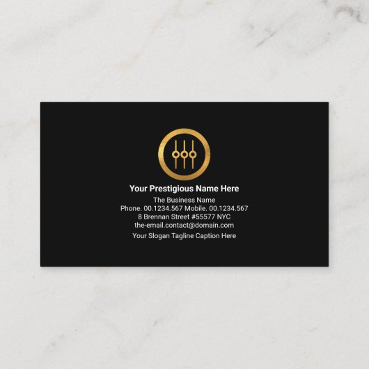 Audio Sound Wave Studio Engineer Visitekaartje (Achterkant)