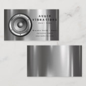 Audio-stereo-installatie van de auto visitekaartje (Voorkant / Achterkant)