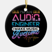 Audio-technicus Sound Engineer Audio-technicus Keramisch Ornament (Voorkant)