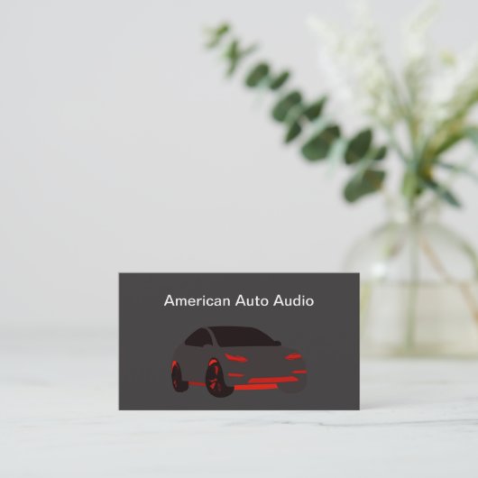 audio-Visitekaartje voor auto's Visitekaartje (Staand voorkant)