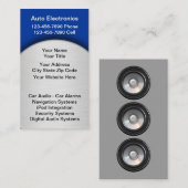 Audio-Visitekaartjes auto Visitekaartje (Voorkant / Achterkant)