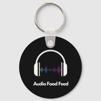 Audio Voedsel Feed  Sleutelhanger