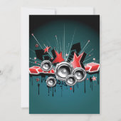 Audio voor grafische muziekluidsprekers kaart (Voorkant)