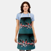 Audio voor grafische muziekluidsprekers schort (Gedragen)