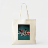 Audio voor grafische muziekluidsprekers tote bag (Voorkant)