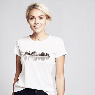 Audioboeken Boeken Sound Wave Symbool T-shirt