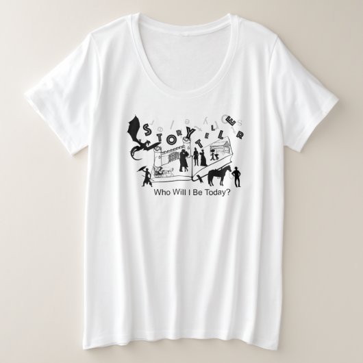 Audiobook Narrator Storyteller T-shirt - scoopnek (Design voorkant)
