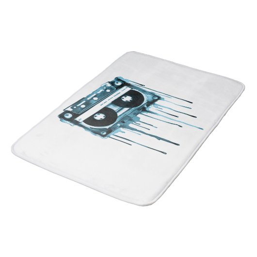  audiocassette badmat (Gekanteld)
