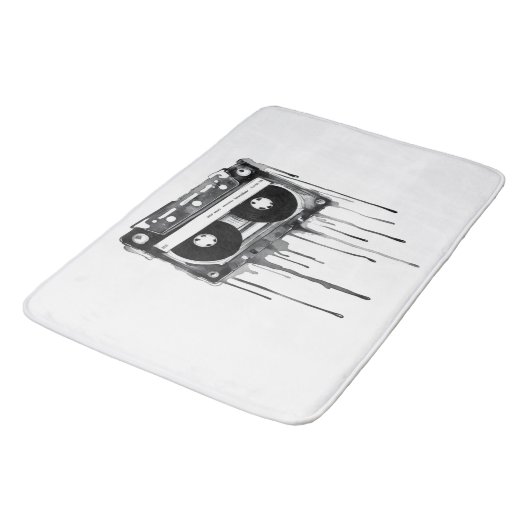  audiocassette badmat (Gekanteld)