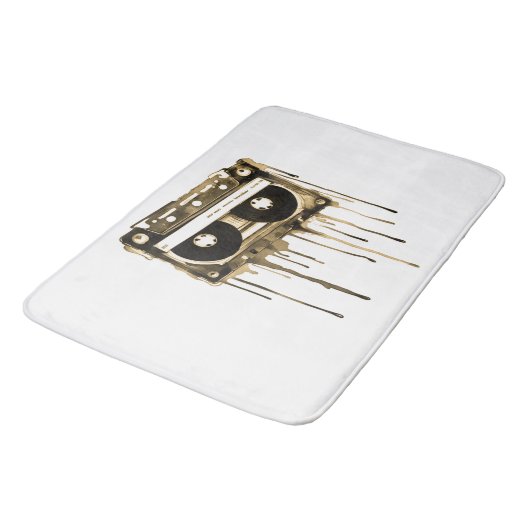  audiocassette badmat (Gekanteld)