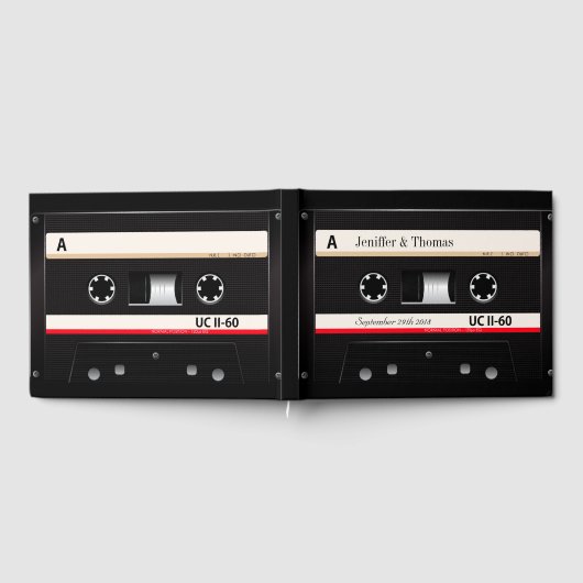  audiocassette bruiloft gastenboek (Volledig)