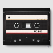 audiocassette bruiloft gastenboek (Achterkant)