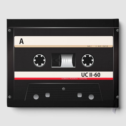  audiocassette bruiloft gastenboek (Achterkant)