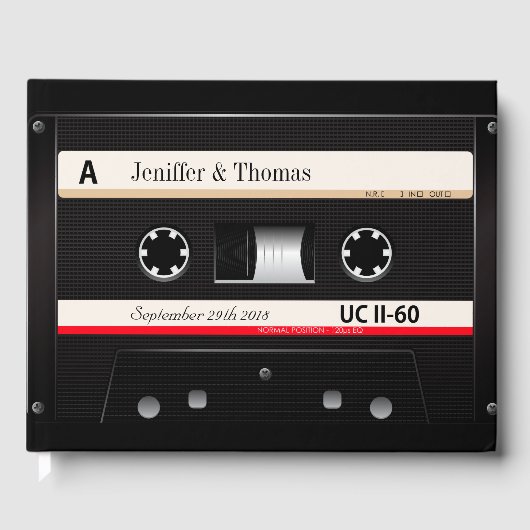 audiocassette bruiloft gastenboek (Voorkant)