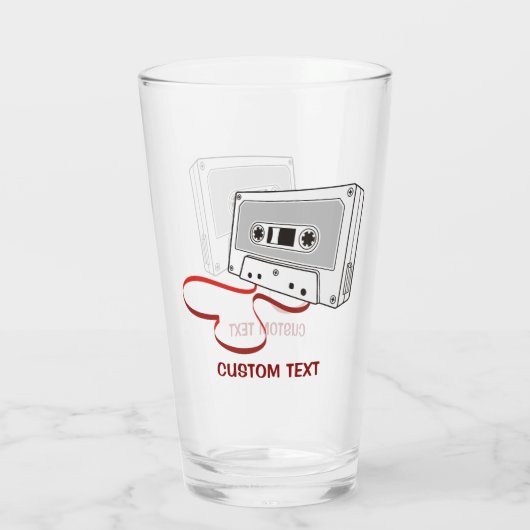 Audiocassette Glas (Achterkant)