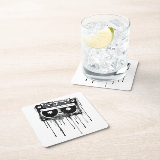  audiocassette kartonnen onderzetters (Insitu)