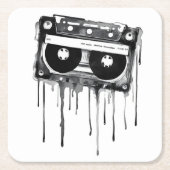  audiocassette kartonnen onderzetters (Voorkant)