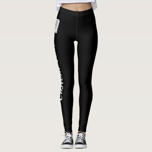 Audiocassette leggings (Voorkant)