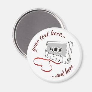 Audiocassette magneet