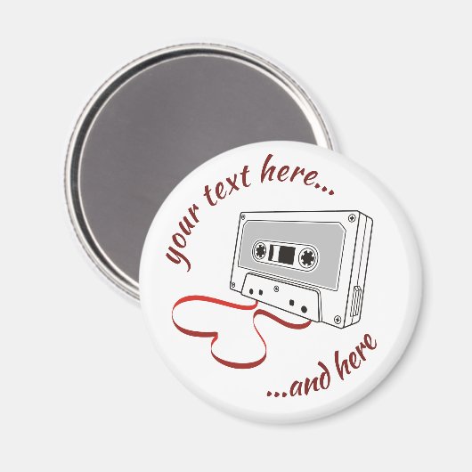 Audiocassette magneet (Voorkant / Achterkant)