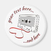 Audiocassette magneet (Voorkant)