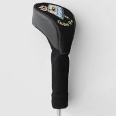 Audiocassette met potlood golfheadcover (Schuin)
