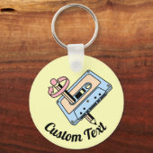 Audiocassette met potlood sleutelhanger (Voorkant)