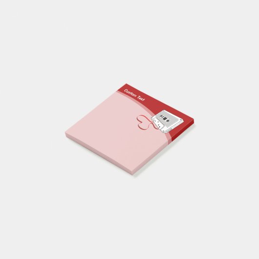 Audiocassette Post-it® Notes (Schuin)