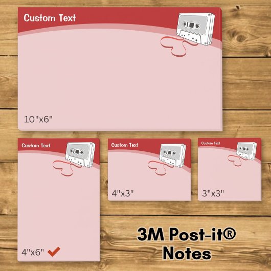 Audiocassette Post-it® Notes