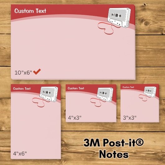 Audiocassette Post-it® Notes